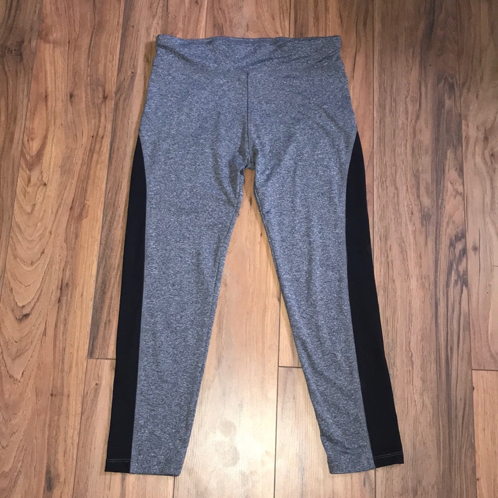 Gray and Black leggings